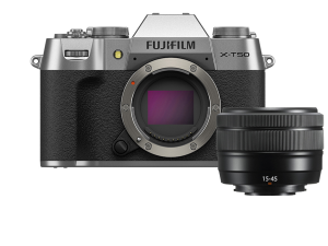X-T50 Gümüş + XC15-45mm Kit
